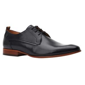 Base London Mens Gambino Excel Leather Oxfords / Black